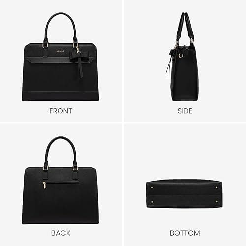 LOVEVOOK Laptop Tote Bag for Women,Leather Work Bag, Waterproof Business Teacher Bag,Large Computer Handbag Purse Briefcase,Office Gifts for Women thumbnail 9