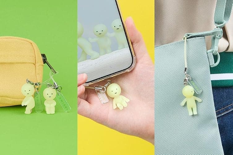 Smiski Strap Accessory - Series 1, Glow in The Dark Charm Accessory (1) Assorted Sealed Blind Box Original Mini Figure thumbnail 5