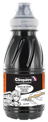 Cléopâtre - Encre de Chine noir - 250ml, NOIR - Image 1