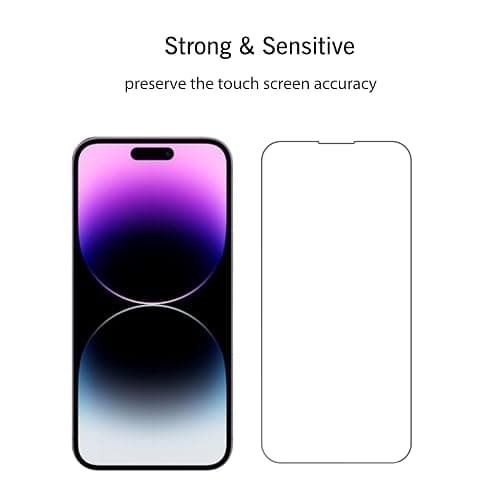 Ailun Screen Protector for iPhone 14 Plus/iPhone 14 Pro Max [6.7 Inch] Display 3 Pack Tempered Glass, Sensor Protection, Dynamic Island Compatible, Case Friendly thumbnail 5