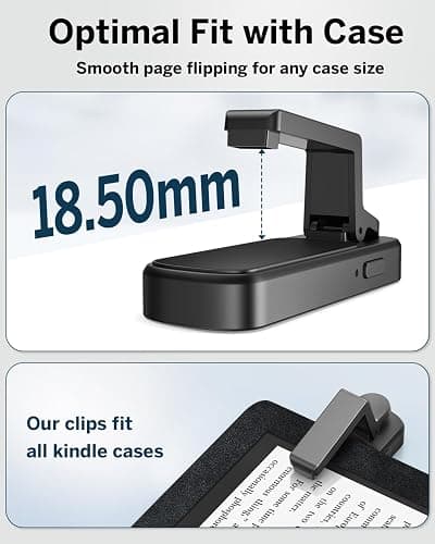 DATAFY [Case-Friendly] Remote Control Page Turner Ring for Kindle Paperwhite Oasis Scribe Kobo eReaders, Camera Camcorder Remote Controls, Page Turner Clicker for iPhone ipad Tablets with Storage Bag thumbnail 4