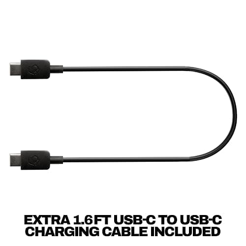 Skullcandy Crusher ANC 2 Wireless Over-Ear Bluetooth Headphones with Extra USB-C Charging Cable, Multi-Sensory Bass, Active Noise Cancelling, 60 Hours Battery, Microphone iPhone Android - True Black thumbnail 2