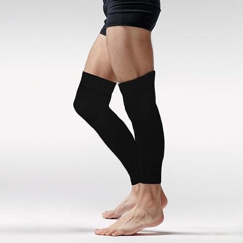 phnydreg 3 Pairs Leg Sleeve Shin Pre Cut Socks for Kids Youth Men Women Soccer Running Cycling thumbnail 5