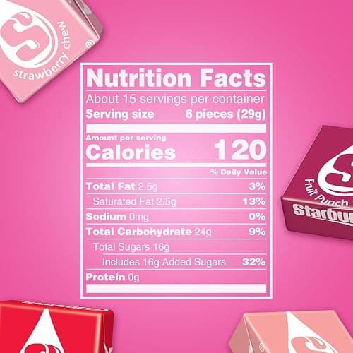 STARBURST FaveREDS Fruit Chews Candy, Chewy Candy, 15.6 oz Sharing Size Bag thumbnail 2