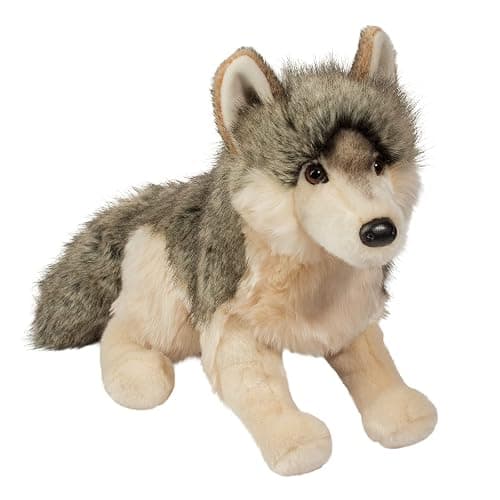 Douglas Smoke Wolf Plush Stuffed Animal thumbnail 4