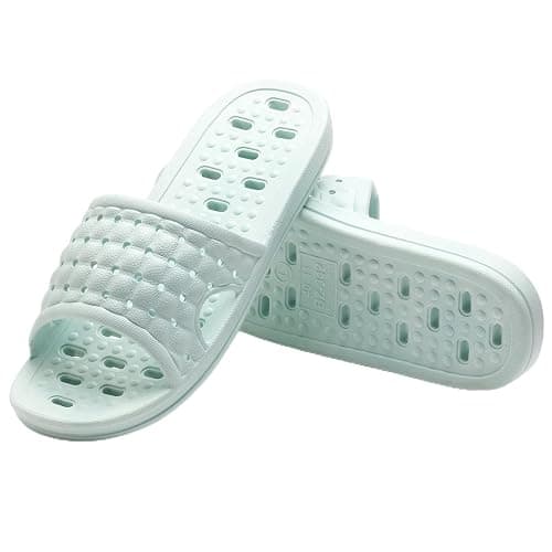 COZYAREA Shower Shoes Quick Dry Non-Slip Bathroom Slippers for Men Women Dorm Home Slides thumbnail 3