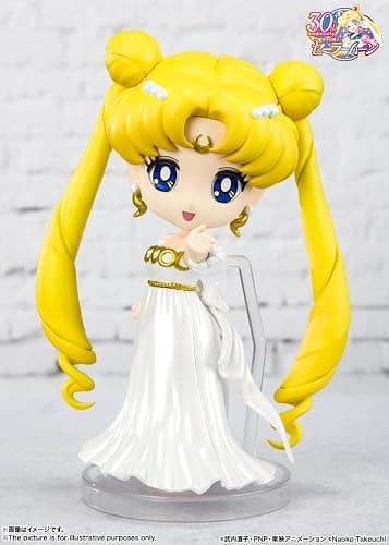 TAMASHII NATIONS - Pretty Guardian Sailor Moon - Princess Serenity, Bandai Spirits Figuarts Mini Action Figure thumbnail 3