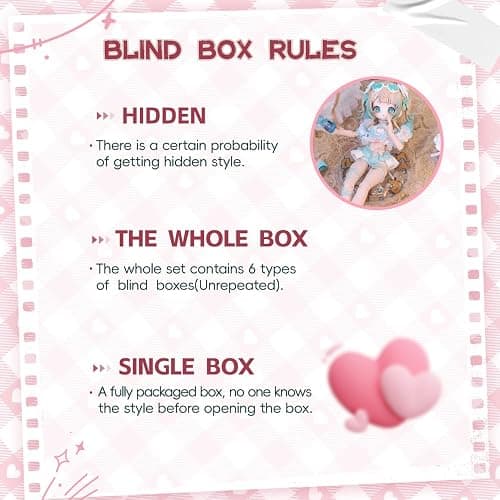 XiDonDon Sugary Girls Series 1/8 MJD Blind Box Mystery Box Dolls Action Anime Figure BJD Dolls Cute Figures Collectibles Birthday Gift (Single Box) thumbnail 5