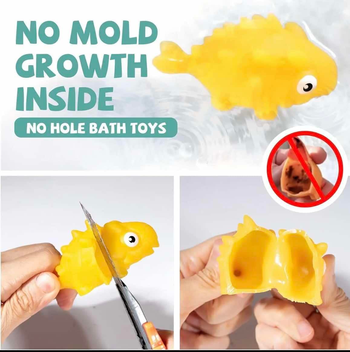 Ameon No Hole, Mold-Free Baby Bath Toys - Suitable for Children from 1 Year, Choose from Different Sets, 6 Pieces per Set thumbnail 8