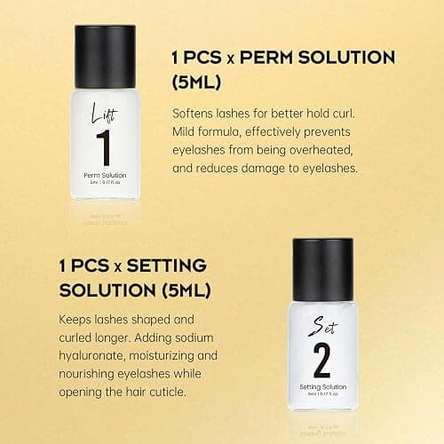 Lash Lift Kit Brow Lamination Kit, Semi-Permanent Eyelash Perm Set For Lash Curling Perming With Detail Instruction Easy For Beginner Achieve Salon-Quality Lash Lift At Home thumbnail 7