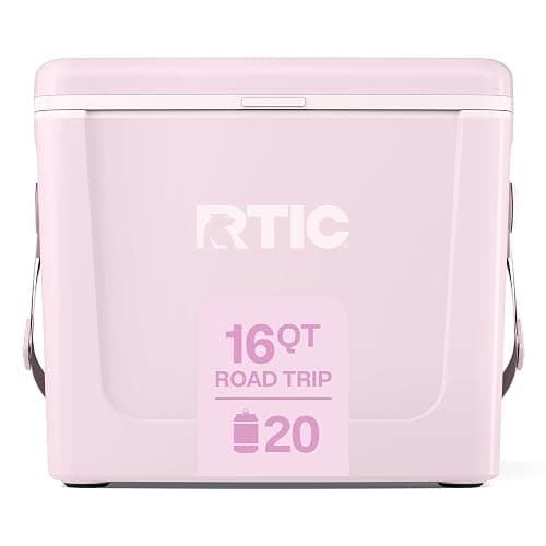 RTIC 16 Qt Road Trip Cooler, Hard Insulated Portable with Strap and Handle for Outdoor, Beach, Picnic, Camping, Sports, Travel - Image 1