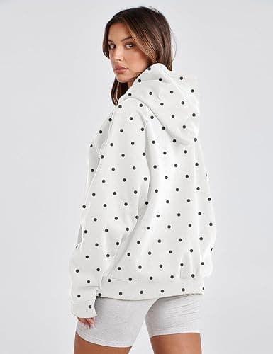 Ythomm Womens Cheetah Print Hoodie Oversized Leopard Graphic Fleece Hooded Sweatshirts Long Sleeve Pullover Tops With Pocket thumbnail 3