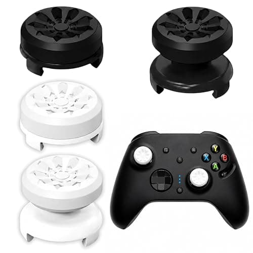 Controller Thumb Grips for PS4/PS5, 4 Pcs Silicone Controller Grips for PS5, Enhanced Precision Gaming Accessories, Fatigue Reduction for Extended Sessions - Image 1