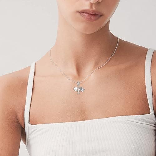 MULA 925 Sterling Silver Charms for Bracelets and Necklaces Handbag Dangle Pendants Beads Cute Cat Turtle Charms Jewelry for Women thumbnail 5