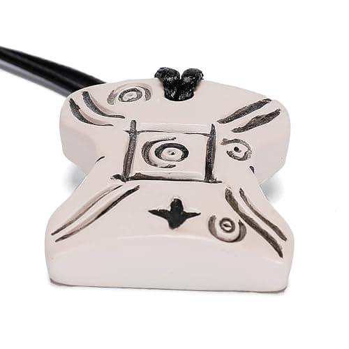 ASVP Shop Japor Snippet Necklace Padme Vintage Look With Engraved Finish, One Size, Faux Leather, Japor thumbnail 6