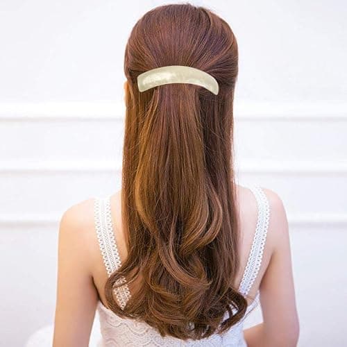 DODUOS 3PCS Barrettes for Women, Hair Clips for Thick Hair, Retro Classic Large French Clip, Slides for Fine Hair thumbnail 5