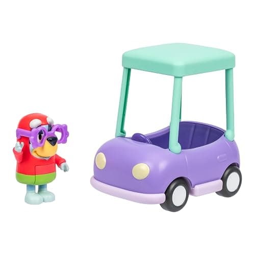 Bluey Basic Granny Toddler Toy Car, 3” Articulated Janet Kids Toy, Immersive Car Toys for Toddlers of Ages 3+ thumbnail 6