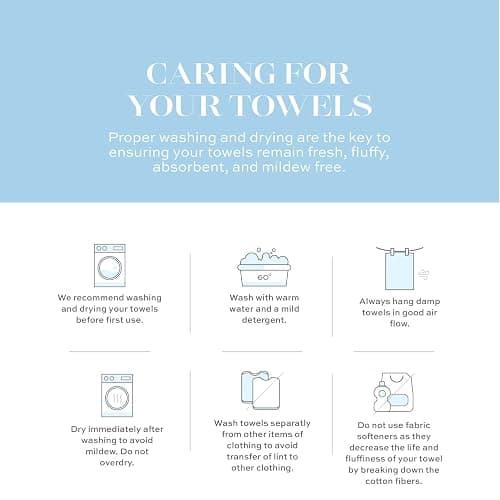 White Classic Luxury Bath Sheets Towels for Adults Extra Large 35x70 Inch - 700 GSM Turkish Cotton, Highly Absorbent | Hotel Collection | 2 Pack thumbnail 8