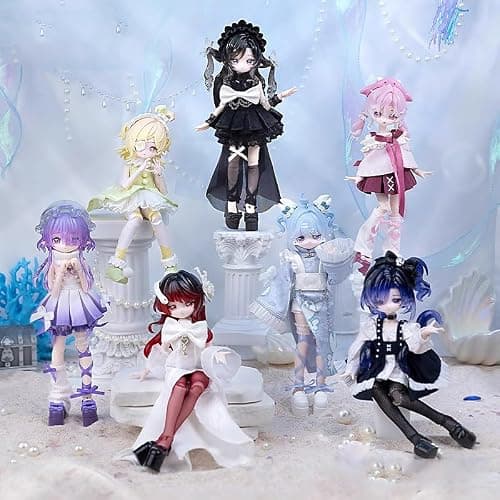 XiDonDon Ocean Gem Series 1/12 BJD Blind Box Mystery Box Action Figure Cute Collectibles Figures Dolls Toys Birthday Gift (Single Box) thumbnail 2