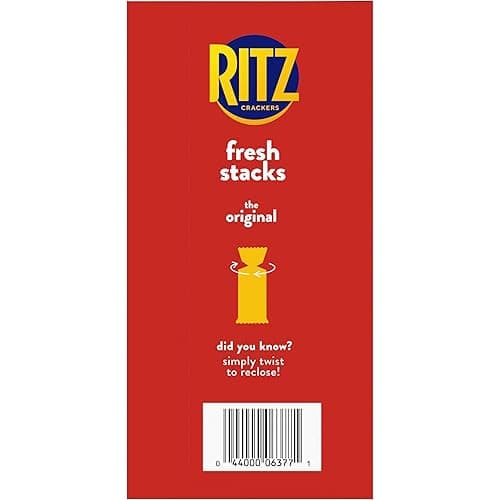 RITZ Fresh Stacks Original Crackers, Party Size, Christmas Stocking Stuffers, Holiday Crackers, 23.7 oz (16 Stacks) thumbnail 18