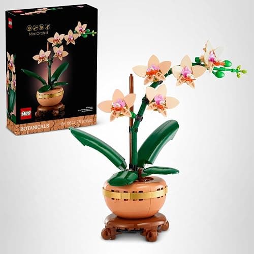 LEGO Botanicals Mini Orchid Building Set - Artificial, Fake Orchid for Home Decor, Adults Ages 18+ - Gift for Birthdays - Indoor Plant Decorations for Table, Desk, Office - 10343 thumbnail 8