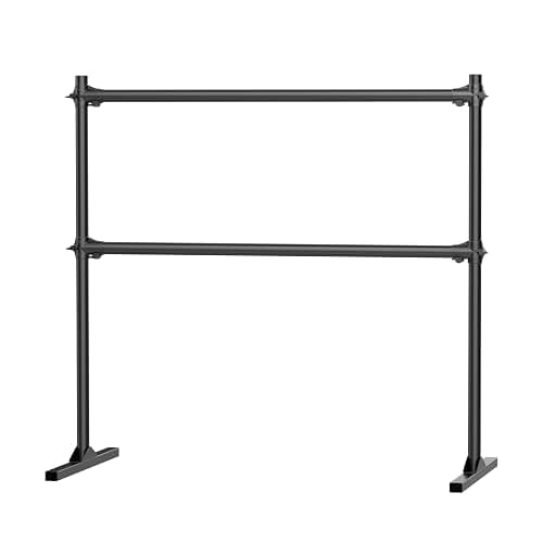 Zlinke 4FT Height Adjustable Ballet Barre, Freestanding Ballet Bar, Heavy Duty Dance Bar Support, Sturdy Construction, Anti-Slip for Kids Adult, Home and Gym Use - Image 1