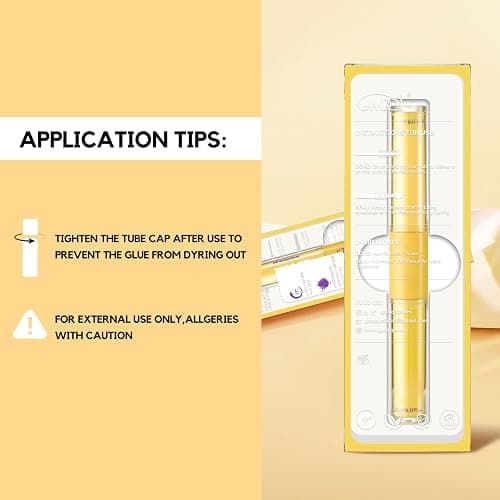 GAQQI Lash Bond and Seal Waterproof, Lash Cluster Glue Strong Hold for 72H+, White Eyelash Glue for DIY Eyelash Extensions, Long-Lasting & Gentle Formula, 10ml thumbnail 7