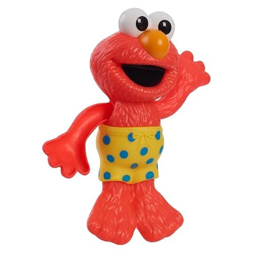 Sesame Street Swim and Splash 7-inch Elmo Wind Up Bath and Pool Toy, Easter Basket Fillers, Gifts, Presents, Kids Toys for Ages 2 Up by Just Play, Kids Toys for Ages 2 Up by Just Play thumbnail 5