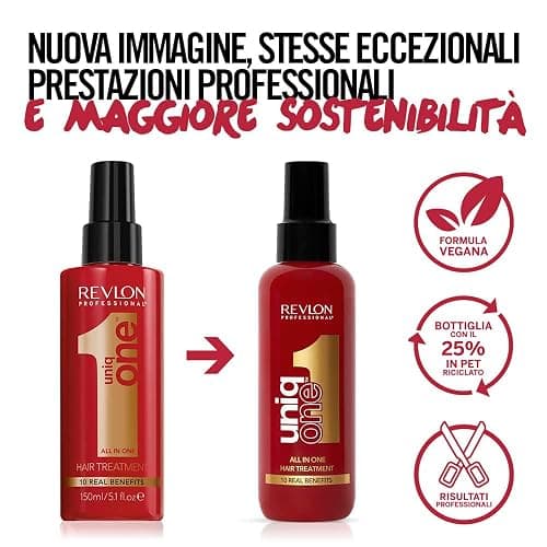 Revlon Professional UniqOne Classic, Trattamento per Capelli Senza Risciaquo, All in One, Idrata, Protegge e Ripara (150ml), Fragranza Classica thumbnail 3