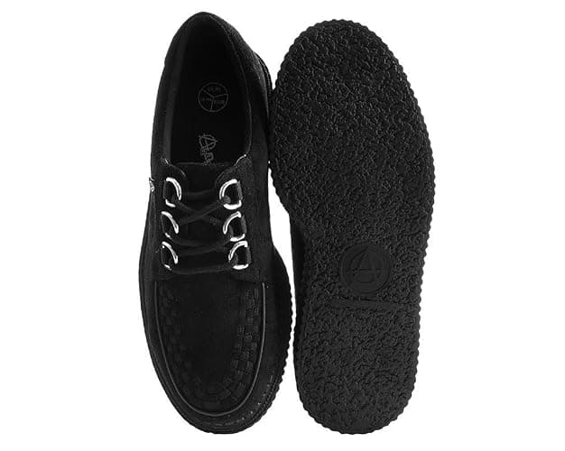 T.U.K. Faux Suede Creeper Sneaker for Women and Men | 3 Dring Lace Up Shoes and Interlace | Classic Round Toe and Sole | Comfort for Everyday Wear thumbnail 4