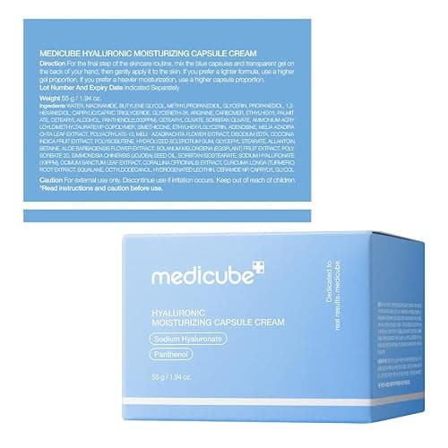 medicube Hyaluronic Acid Capsule Cream | 120H Long-Lasting Hydration, Barrier Care & Calming Daily Facial Moisturizer For All Skin Types | With Hyaluronic Acid, Panthenol & Ceramides | Korean Skincare thumbnail 9