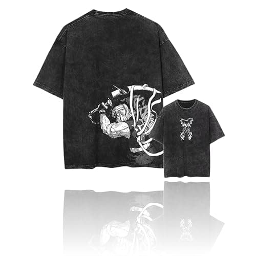 Anime Shirt – Casual Workout Pump Covers Gym Men Tee Shirts Womens Graphic Clothes Japanese T-Shirt thumbnail 3
