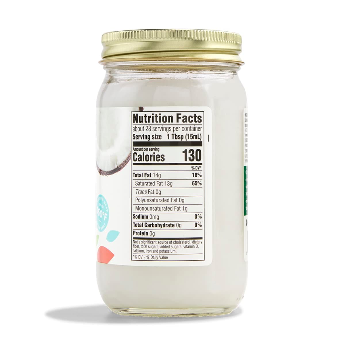 365 by Whole Foods Market, Organic Unrefined Coconut Oil Virgin, 14 Fl Oz thumbnail 3