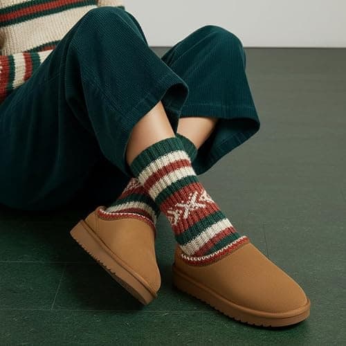 CUSHIONAIRE Keto Womens Slippers Slip-On Suede Mule Slipper - Cozy & Stylish, Memory Foam & Faux Fur Lining, Wide Widths Available thumbnail 6