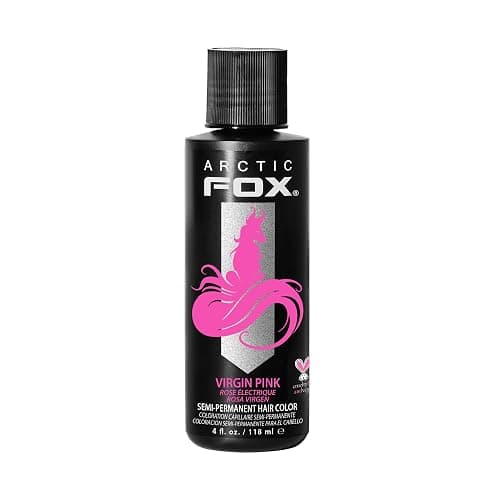 ARCTIC FOX Vegan and Cruelty-Free Semi-Permanent Hair Color Dye (4 Fl Oz, VIRGIN PINK) - Image 1