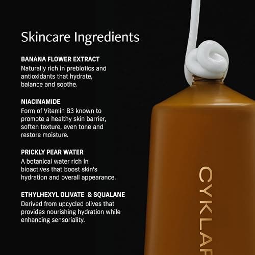 CYKLAR Nutrient Rich Body Cream. Vanilla Verve Nourishing Moisturizer with Niacinamide and Banana Flower Extract. Deep Hydration, Thick Body Lotion, Dry Skin Cream for Women and Men, 8 Fl Oz thumbnail 6