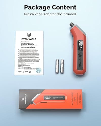 ETENWOLF T300 Digital Tire Pressure Gauge 3-200 PSI, Industrial Tire Gauge Calibrated to ANSI B40.7 Grade 2A(Plus-Minus 0.5%), Replaceable AAA Batteries (Vivid Orange) thumbnail 9