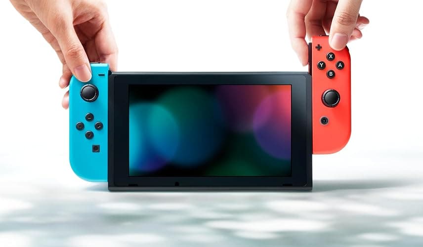 Nintendo Console Switch con Joy-Con Rosso Neon e Blu Neon thumbnail 4
