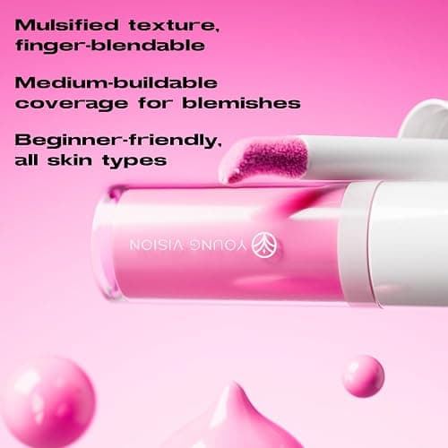 YOUNG VISION Liquid Blush, Long Lasting Korean Liquid Blush, Non-sticky Waterproof Lightweight Face and Cheek Tint, Moisturizing High Pigment Water Tint for Face, Cheeks, Mature Skin thumbnail 6