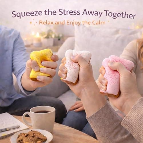 Bread Butter Squishy Food, Slow Rising Soft Squeeze Stress Relief for Desk & Office Use (Bread Pink) thumbnail 7