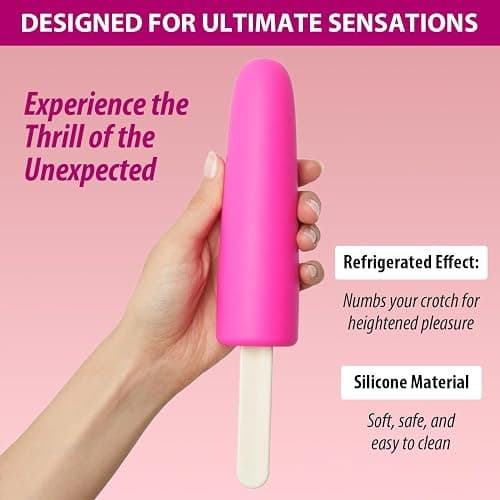 Love To Love iScream Silicone Waterproof Dildo - Innovative Freezable & Heatable Design, Ultimate Pleasure Sex Toys for Adults, Versatile Adult Toys for Couples & Singles, Premium Sex Toy thumbnail 3