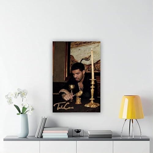 EUNHNXSK Take Care Drake Canvas Poster Wall Art Decor Print Picture Paintings for Living Room Bedroom Decoration Unframe：08x12inch(20x30cm) thumbnail 6