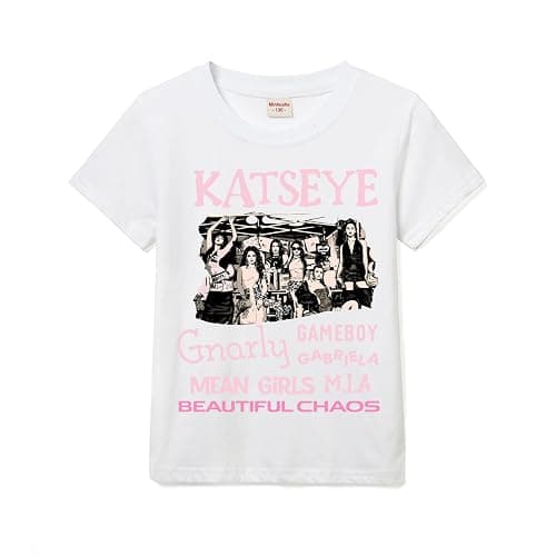 Girls KATSEYE Tee Kids 100% Cotton T-Shirt Tops for 3-13 Years - Image 1