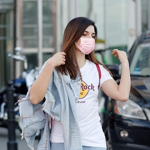 Disposable Face Masks (Pink) thumbnail 6
