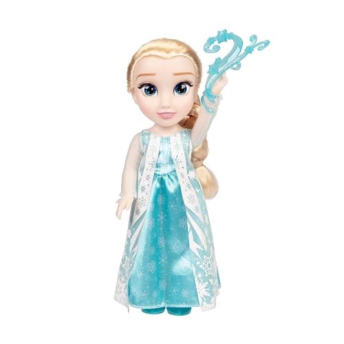 JAKKS Pacific Elsa Doll Classic My Singing Friend Elsa Doll & Olaf Figure thumbnail 7