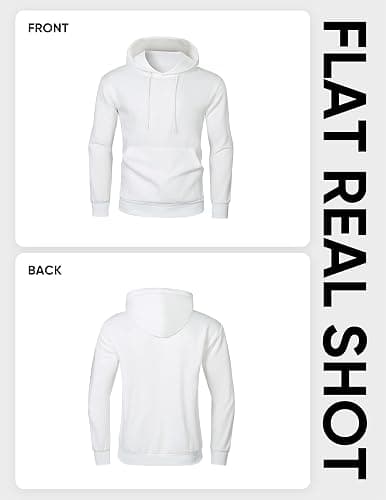 JMIERR Mens Casual Cotton Hooded Collar Drawstring Hoodies Pullover Sweatshirts Casual Long Sleeve Shirts thumbnail 6