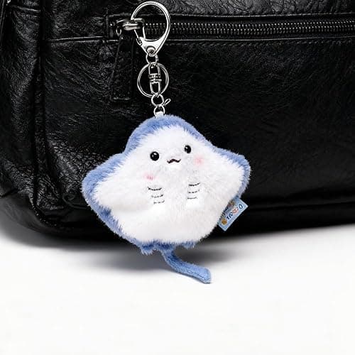 Jenmex Sea Animal Keychain,Kawaii Plush Keychains-Cute Ocean Creature Bag Charms for Backpacks,Purses Car Keys thumbnail 5