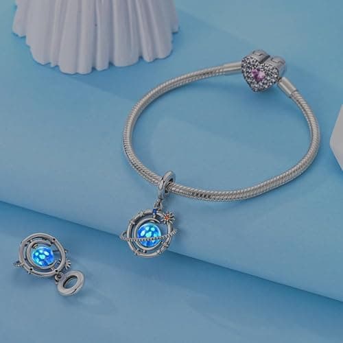 MULA 925 Sterling Silver Charms for Bracelets and Necklaces Cat Summer Dangle Pendants Camera Beads Charms Jewelry Charm for Women thumbnail 4