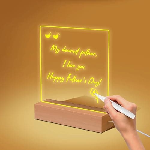 Gifts for Women Men Girls-Personalized DIY Night Light Message Board with Erasable Pen,Room/Home/Office Décor,Best Gift for Mother's Day/Father'sday/Birthday/Wedding/Anniversary thumbnail 9