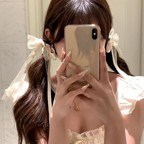 6Pcs Lace Hair Bow for Women,Cute Hair Bows Barrettes Bow Hair Clips with Long Tail,Hair Ribbon Bows Hairpins Metal Alligator Hairclips,Decorative Hairclip Hair Accessories for Women thumbnail 8